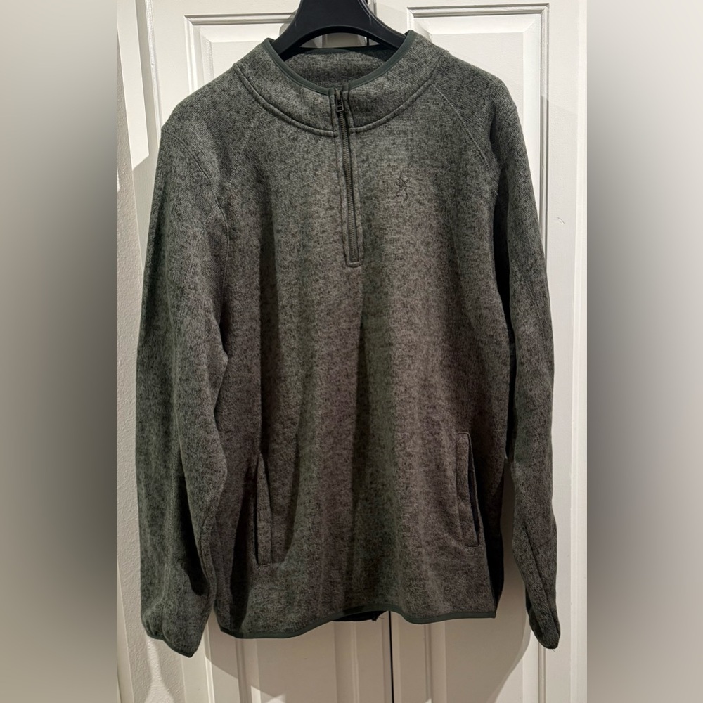 Browning Men's 1/4 Zip-Up Sweater
